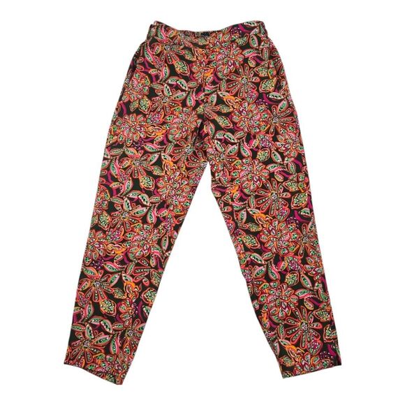 J. Crew Factory -1328 Jamie Pant Boho Tropical Floral Print Multicolor Women's 4 - Picture 2 of 10